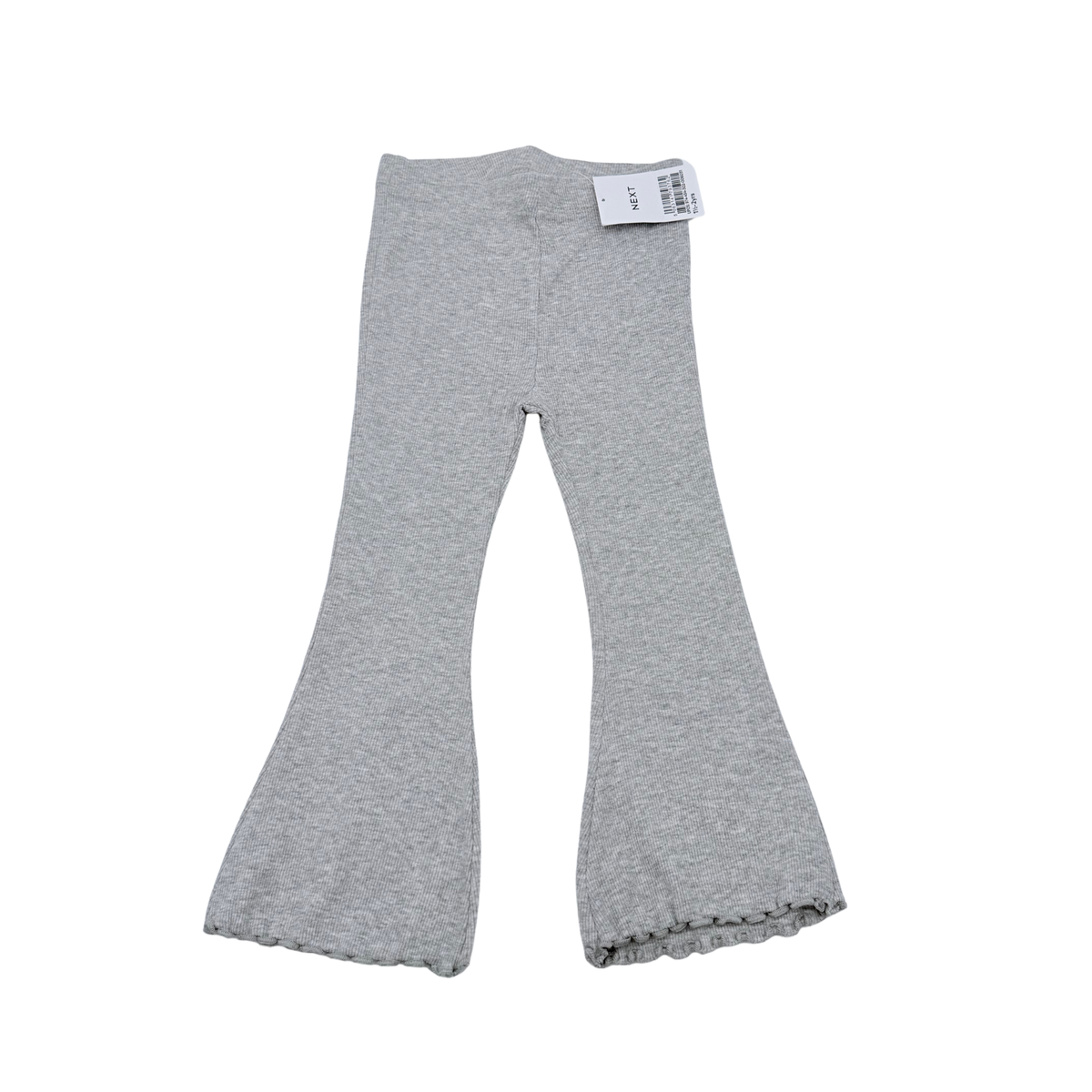 Legging fille gris côtelé coupe évasée - 18-24 mois