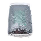 Couvre-porte-bébé hiver bleu marine doublé peluche