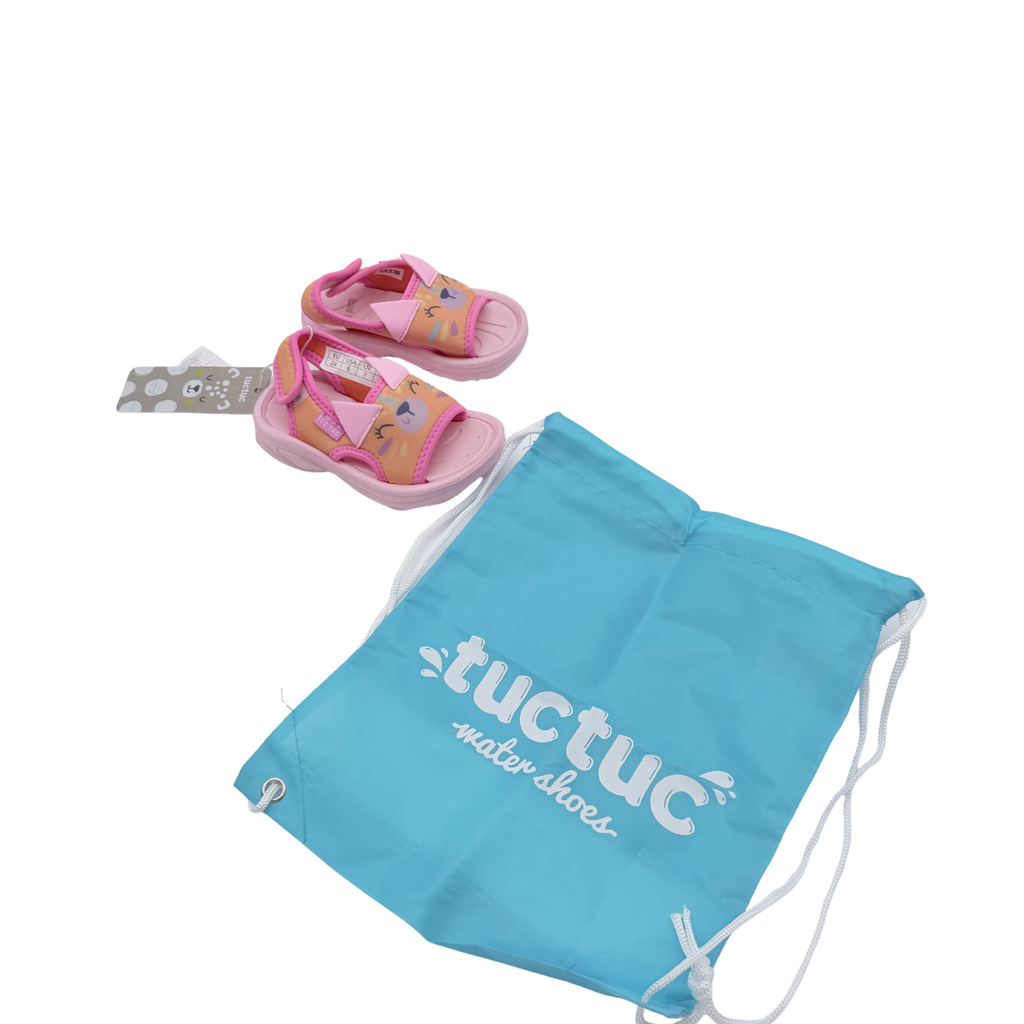 Sandales aquatiques rose chat avec sac de transport - 24