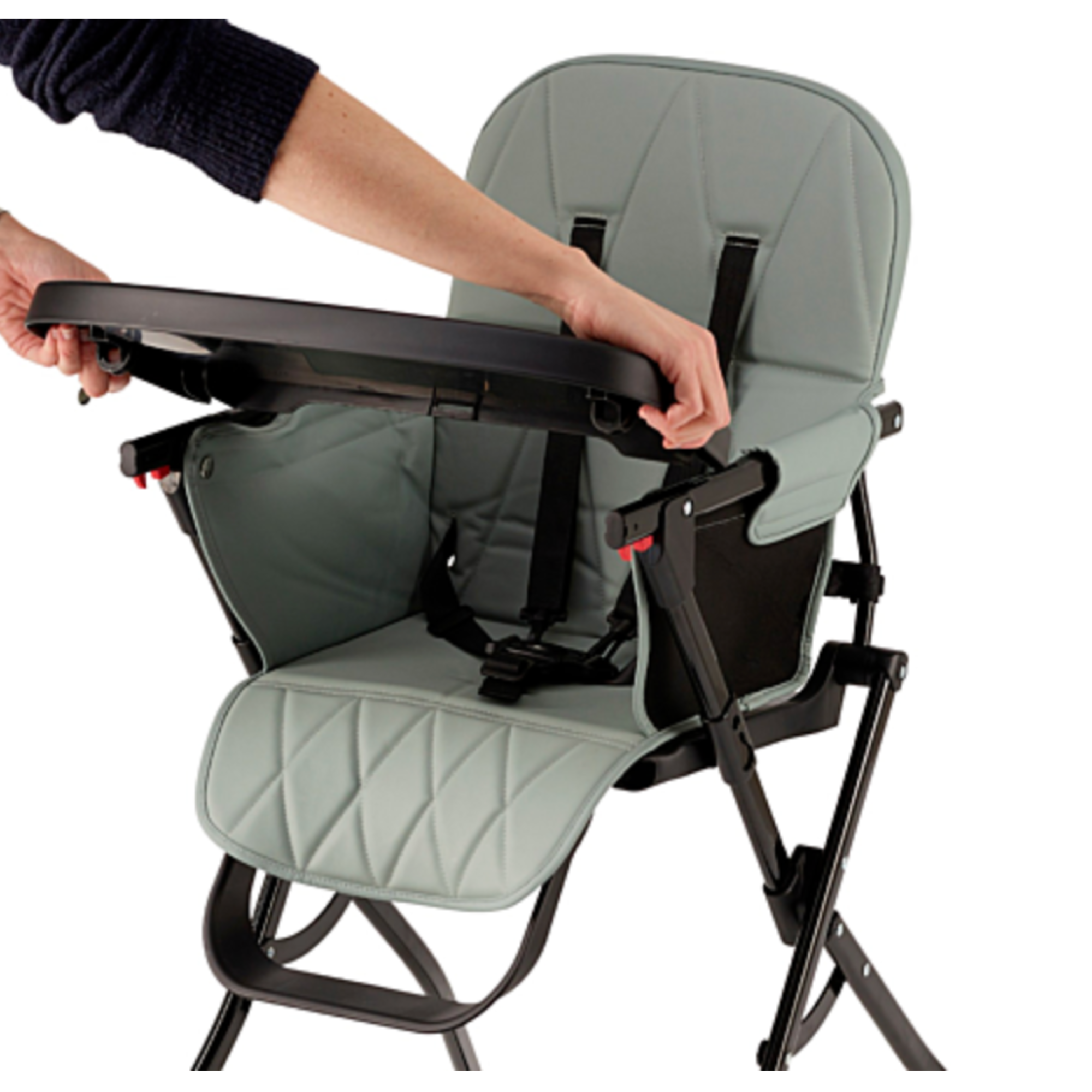 Chaise haute pliable verte Handy