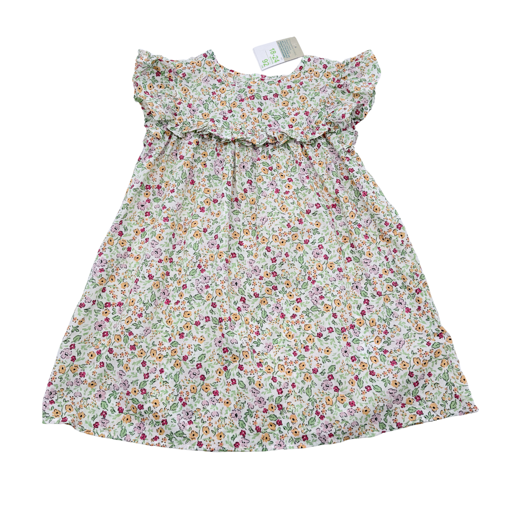Robe légère à volants imprimé liberty - 18-24 mois