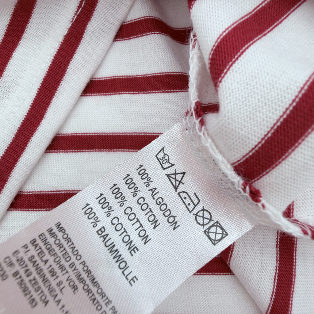Robe manches courtes rayée rouge et blanc — 12 mois