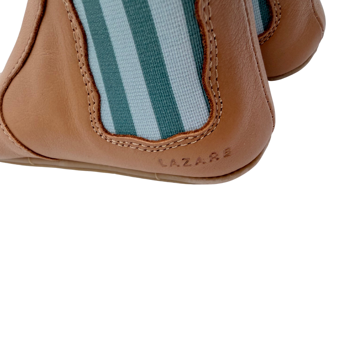 Chaussons premiers pas en cuir camel - 21