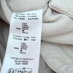Salopette bébé beige en velours côtelé - 3 mois