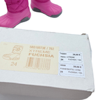 Bottes de neige enfant roses fourrées - 24