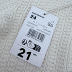 Gilet maille écru — 24 mois