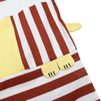 Combishort rayé à motif lion — 18 mois