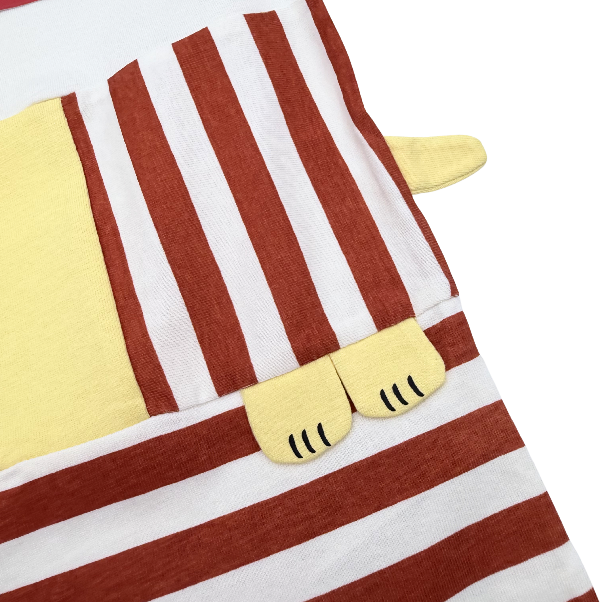 Combishort rayé à motif lion — 18 mois