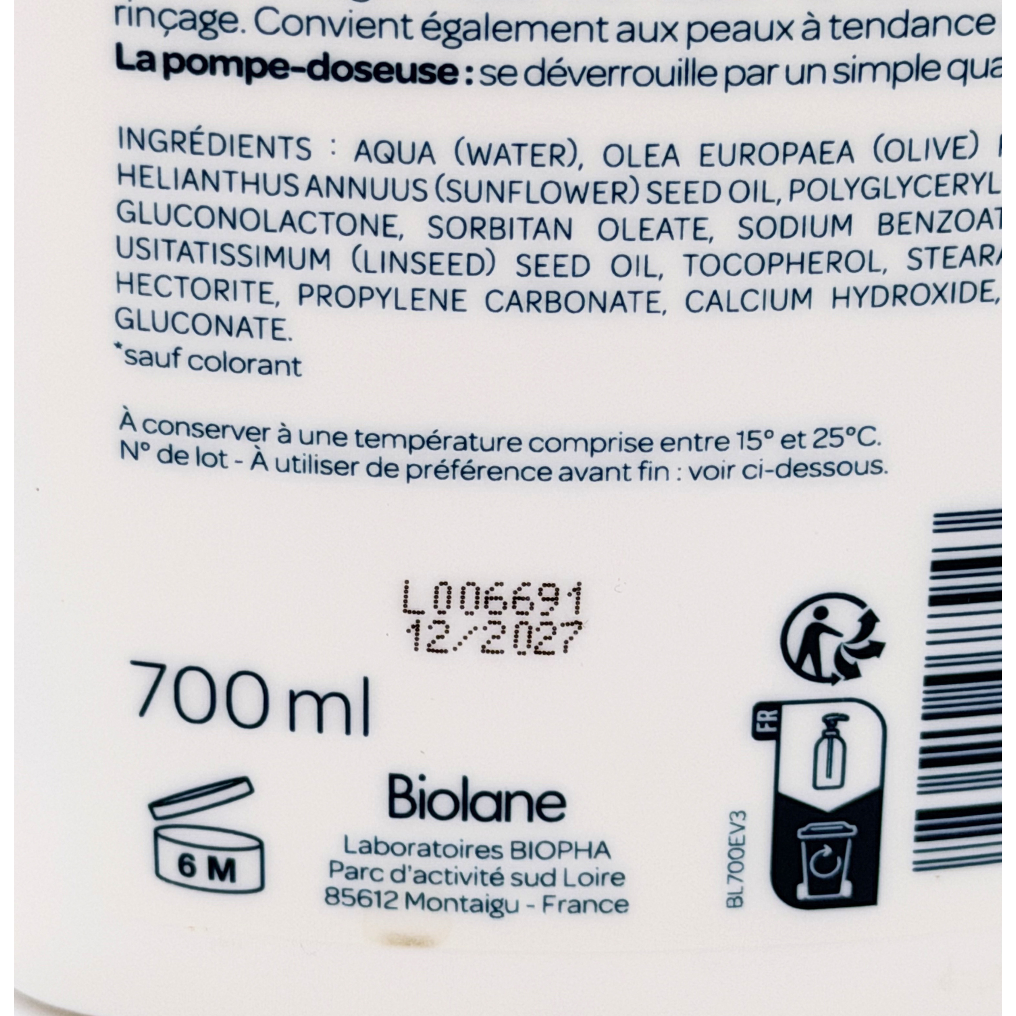 Liniment oléo-calcaire à l’huile d’olive — 700 ml