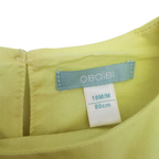 Robe plissée jaune — 18 mois