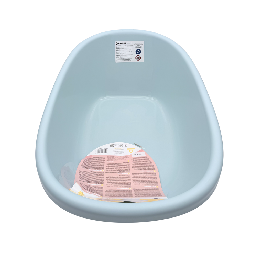 Baignoire bébé ergonomique bleu pastel