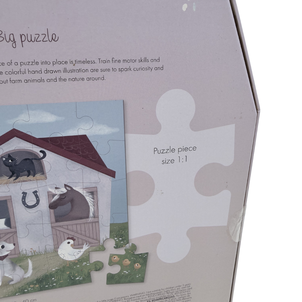 Puzzle animaux de la ferme – 30 pièces