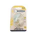 Lot de 2 sucettes silicone anatomique — 0-6 mois
