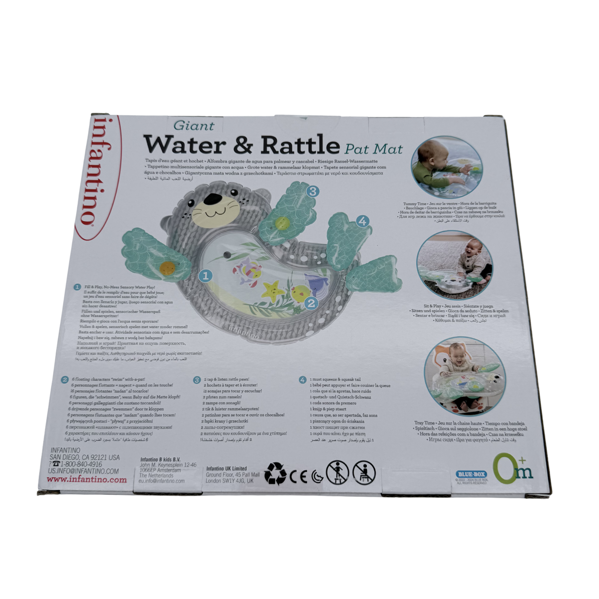 Tapis d’eau sensoriel géant
