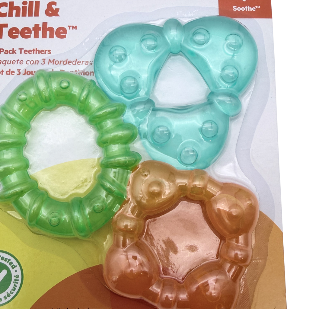 Lot de 3 anneaux de dentition réfrigérants