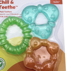 Lot de 3 anneaux de dentition réfrigérants