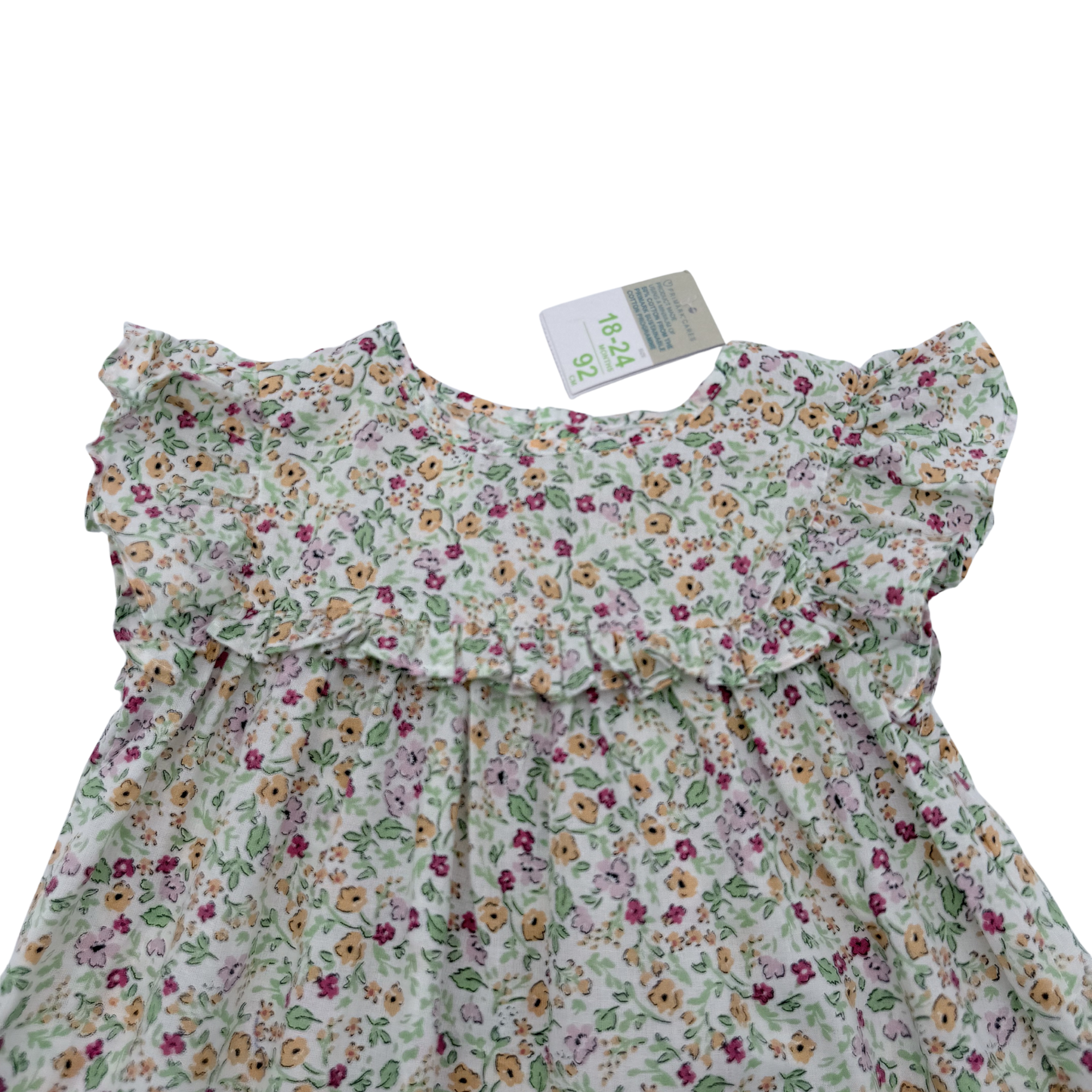 Robe légère à volants imprimé liberty - 18-24 mois