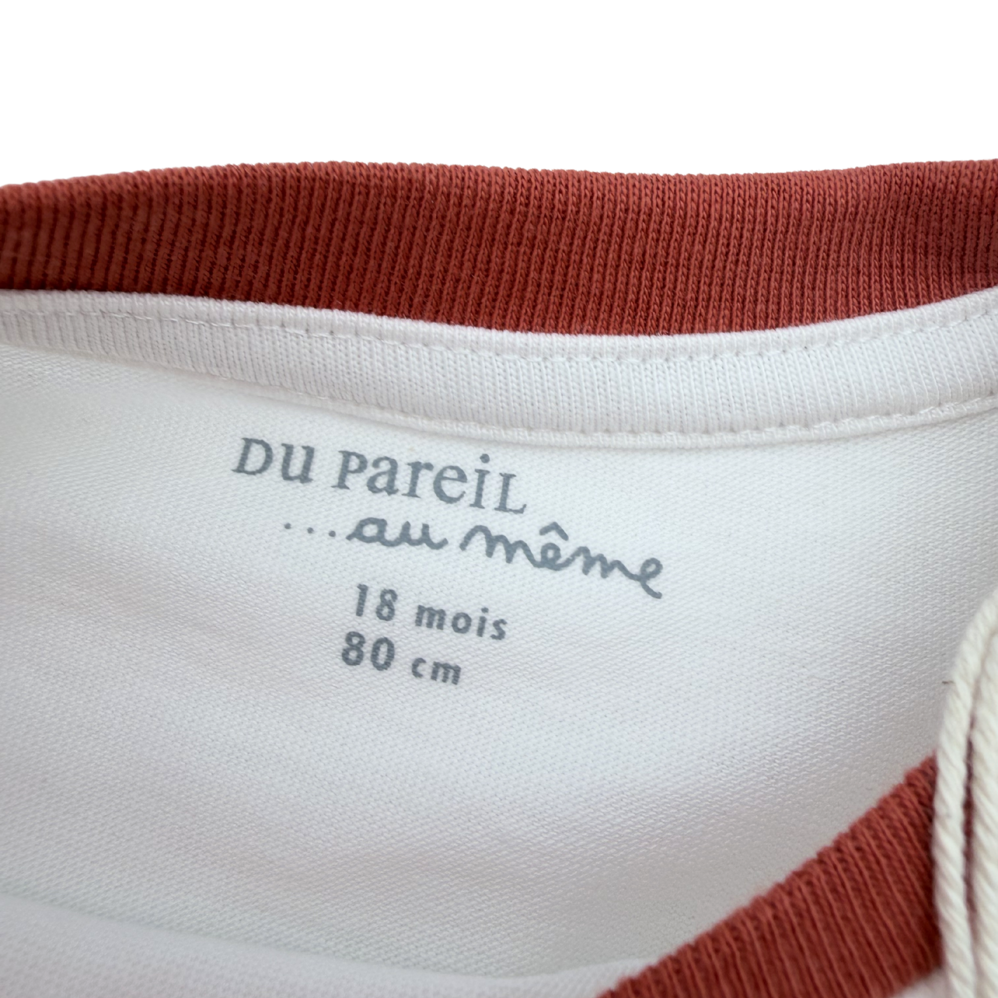 Combishort rayé à motif lion — 18 mois