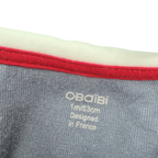 Pyjama bébé en velours gris motif cadeaux - 1 mois