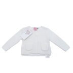 Gilet maille blanc — 6 mois
