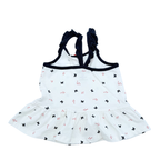 Robe blanche imprimée papillons — 12 mois