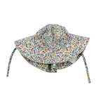 Chapeau bébé fleuri à nouer — 3-6 mois