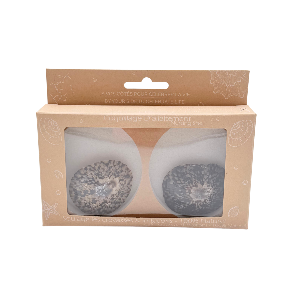 Coquillages d’allaitement naturels – Taille M