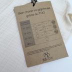 Gigoteuse bébé en gaze de coton écrue TOG1,6 — 0-6 mois