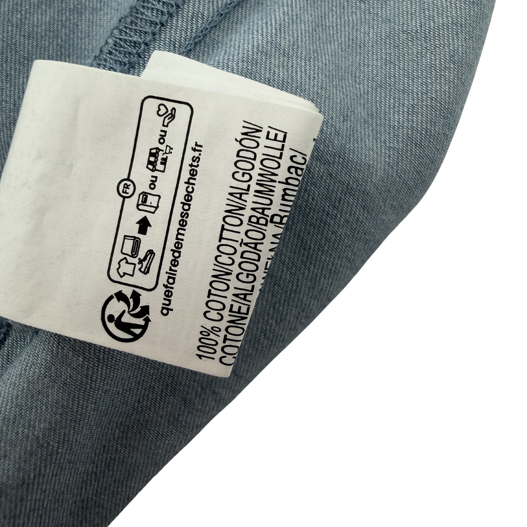 Robe en jean à volants avec bloomer — 18 mois