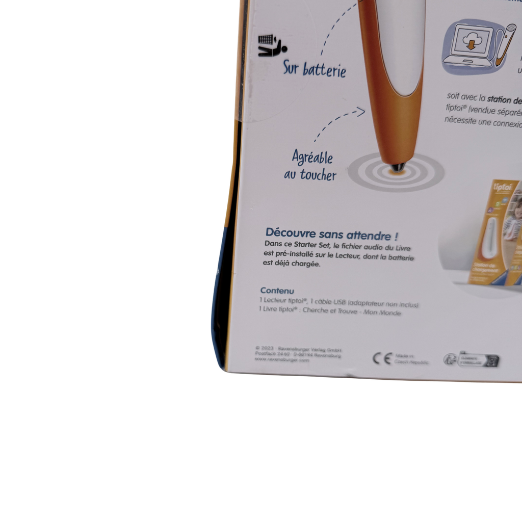 Coffret tiptoi® – Lecteur interactif + Livre « Cherche et trouve : Mon Monde »