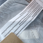 Robe salopette en denim avec cœur&nbsp; — 1 mois