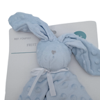 Doudou lapin douceur — bleu