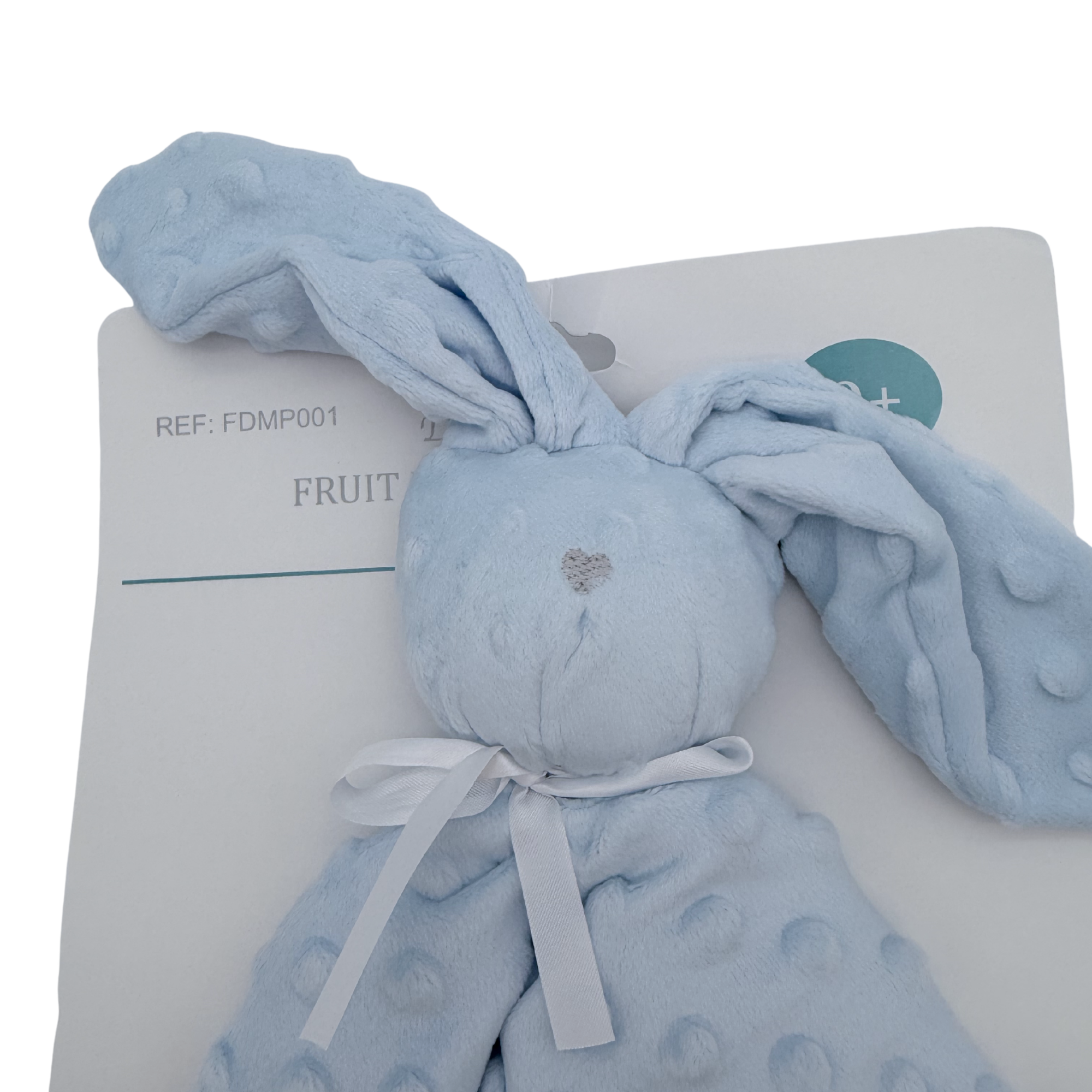 Doudou lapin douceur — bleu