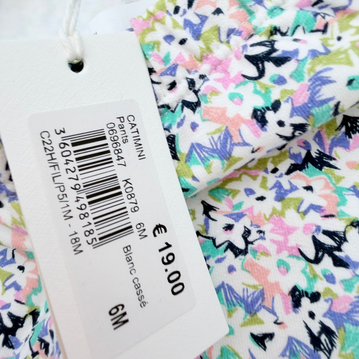 Legging à imprimé fleuri multicolore - 6 mois