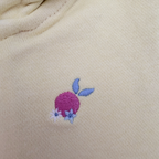 Sweat à capuche jaune pâle — 12 mois