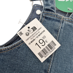 Robe salopette en jean — 12 mois
