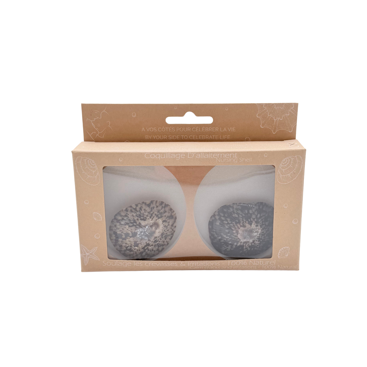 Coquillages d’allaitement naturels – Taille M