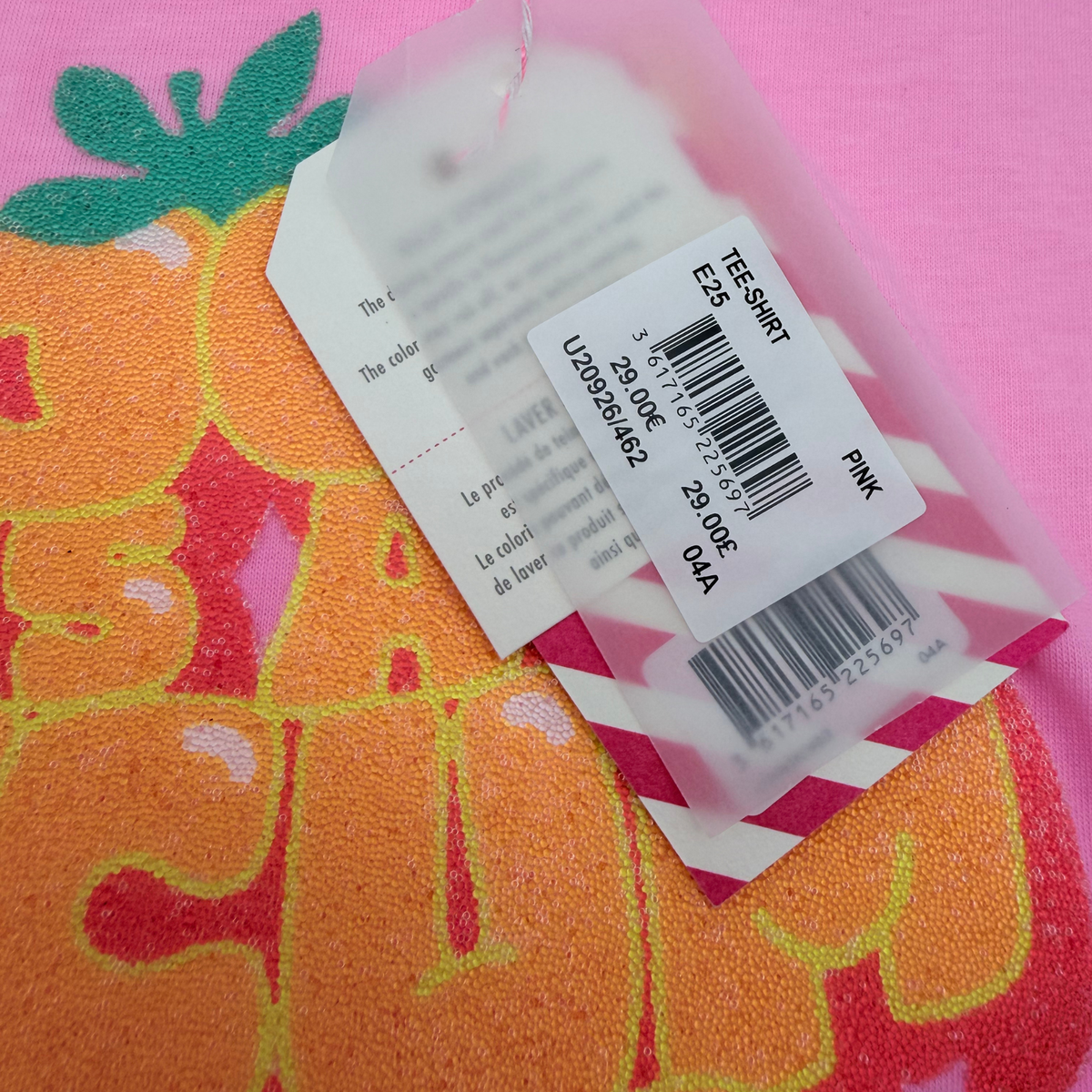 T-shirt rose « Cool As A Cucumber » - 4 ans