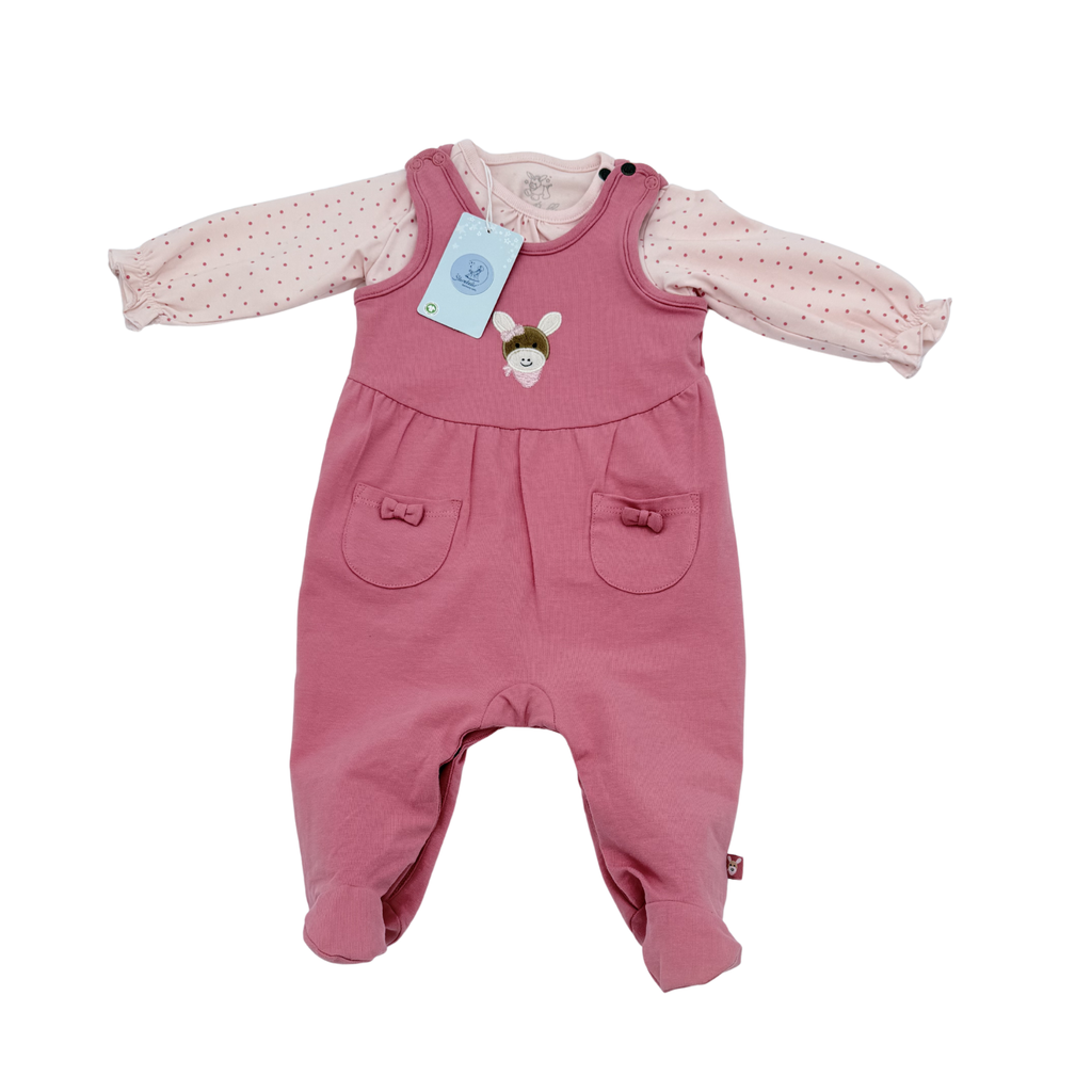 Ensemble bébé rose — 3-4 mois