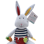 Peluche d'activités Léandre le lapin