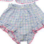 Ensemble blouse et bloomer à carreaux – 18 mois