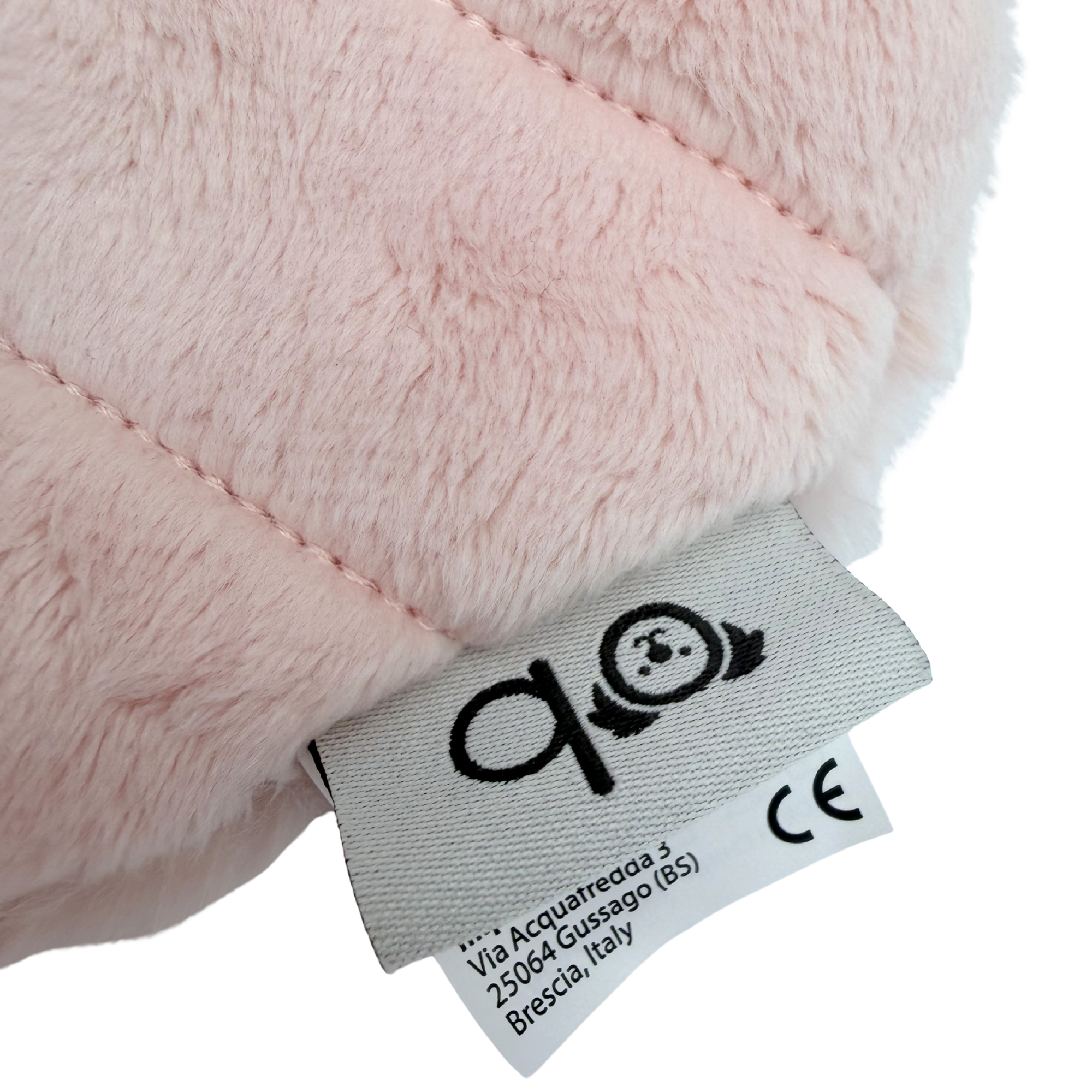 Doudou plat lapin rose — 30 cm