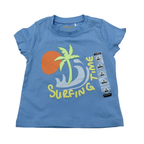 T-shirt bleu « Surfing Time » — 6 mois