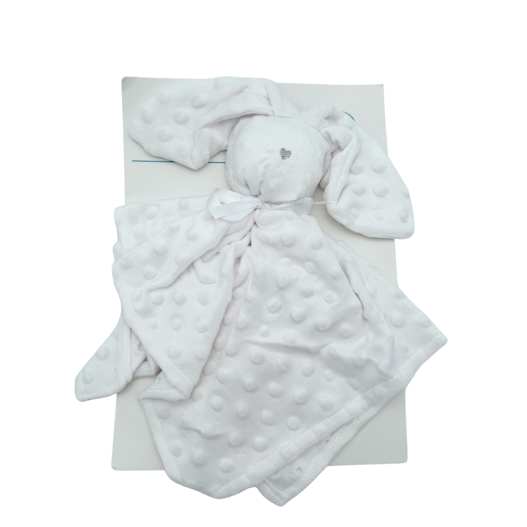 Doudou lapin douceur — blanc