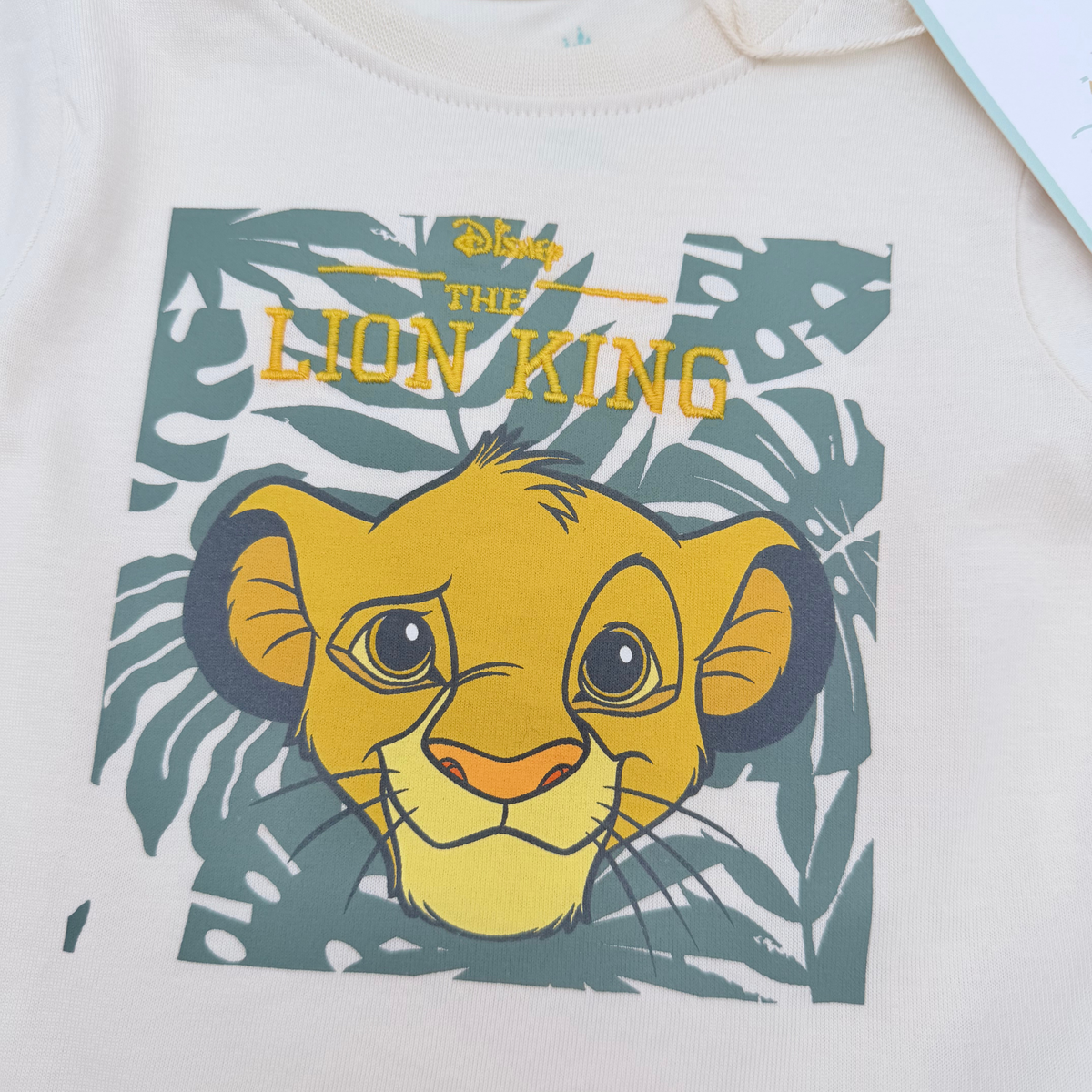 T-shirt bébé écru Le Roi Lion Simba - 12 mois