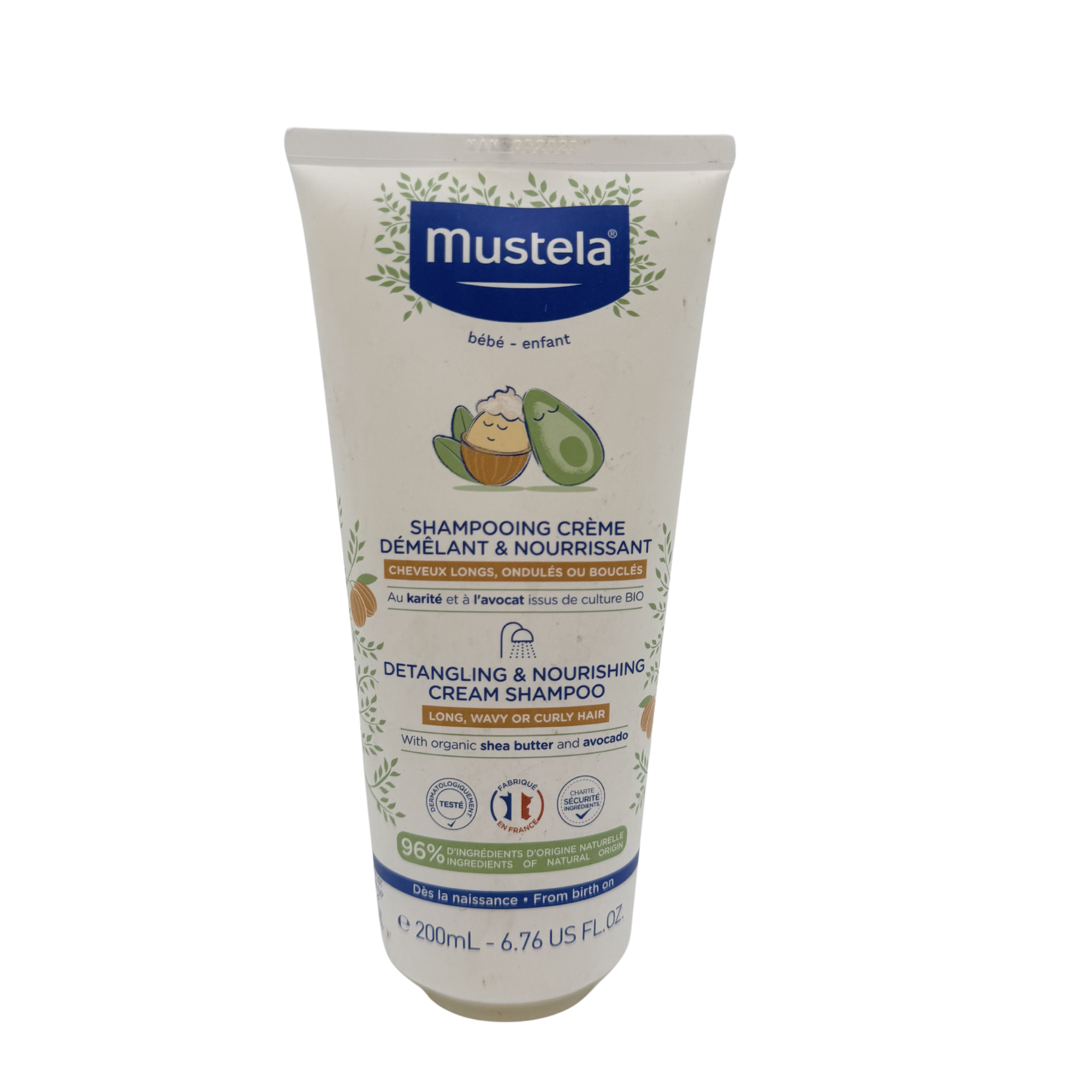 Shampoing crème démêlant & nourrissant — 200 ml
