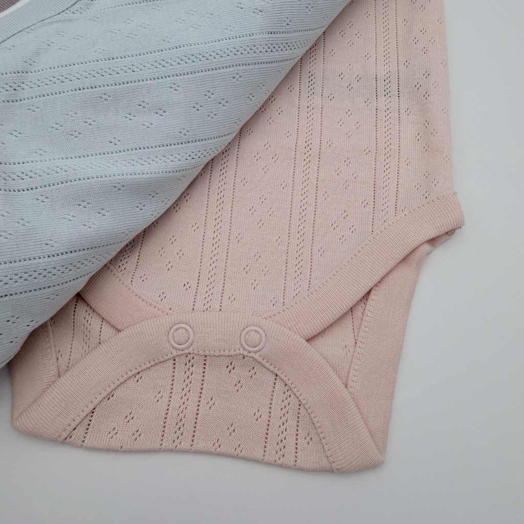 Lot de 5 bodies sans manches pastel — 0-3 mois