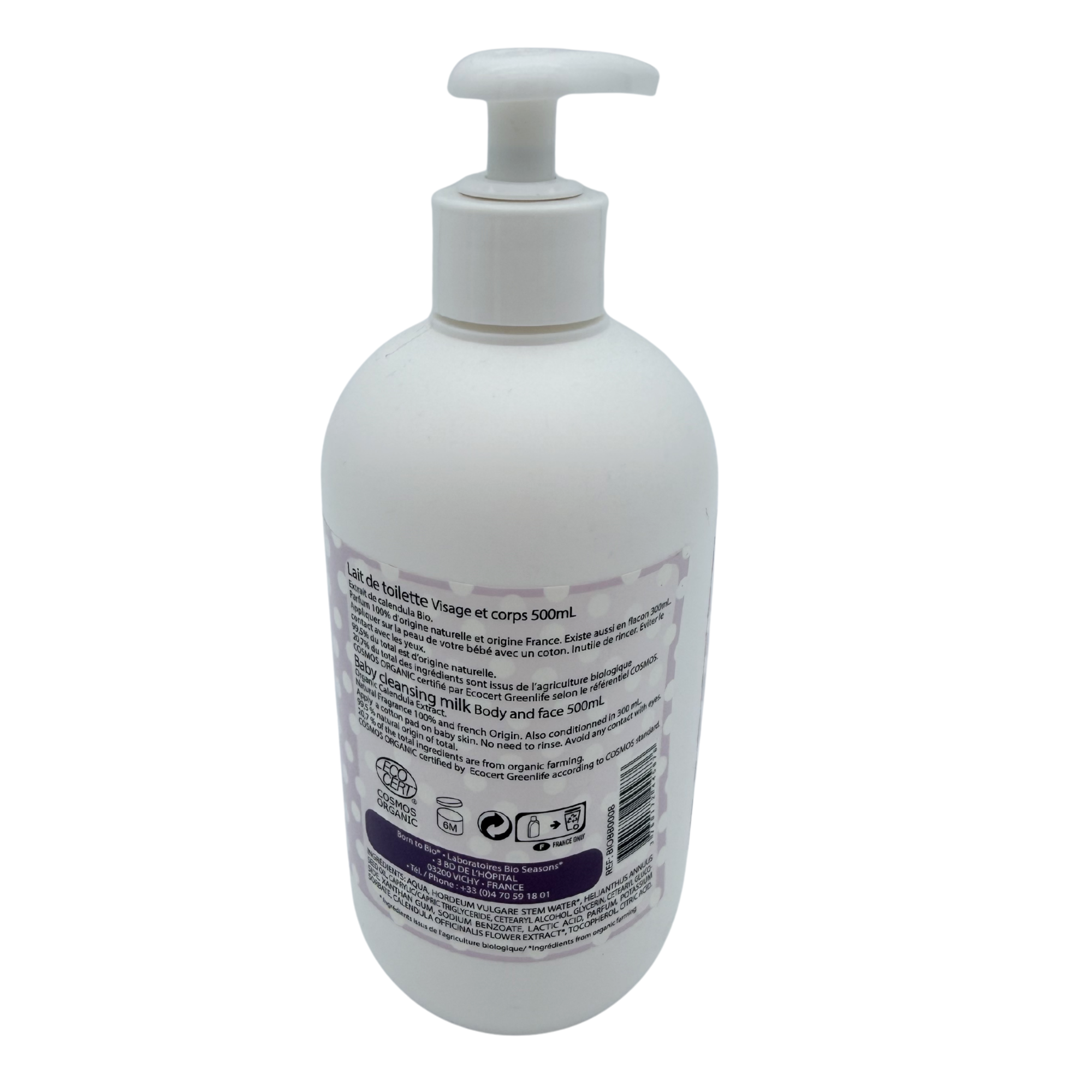 Lait de toilette visage & corps — 500 ml