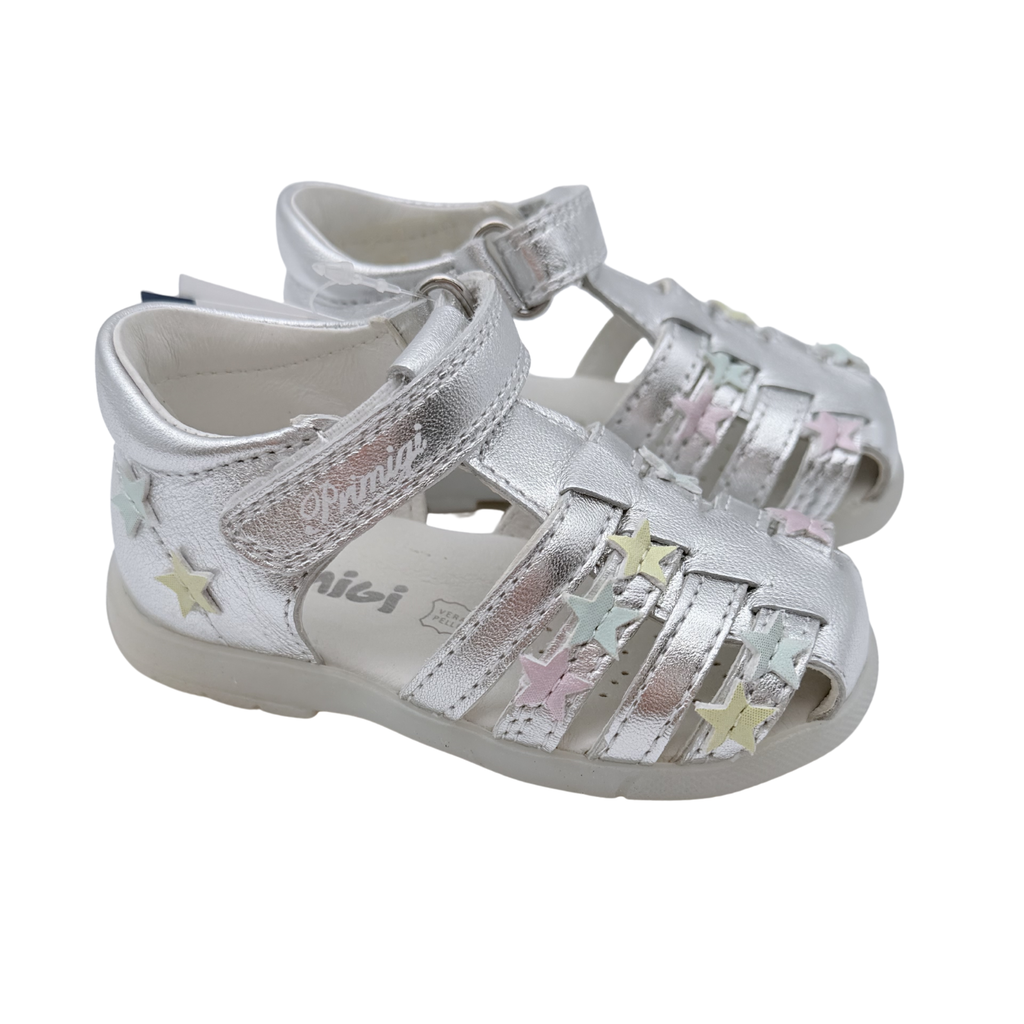 Sandales argentées à étoiles multicolores – 19