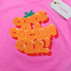 T-shirt rose « Cool As A Cucumber » - 4 ans